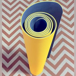 CAMBIVO Yellow 6’x2.5’ 1/4in. Yoga Mat